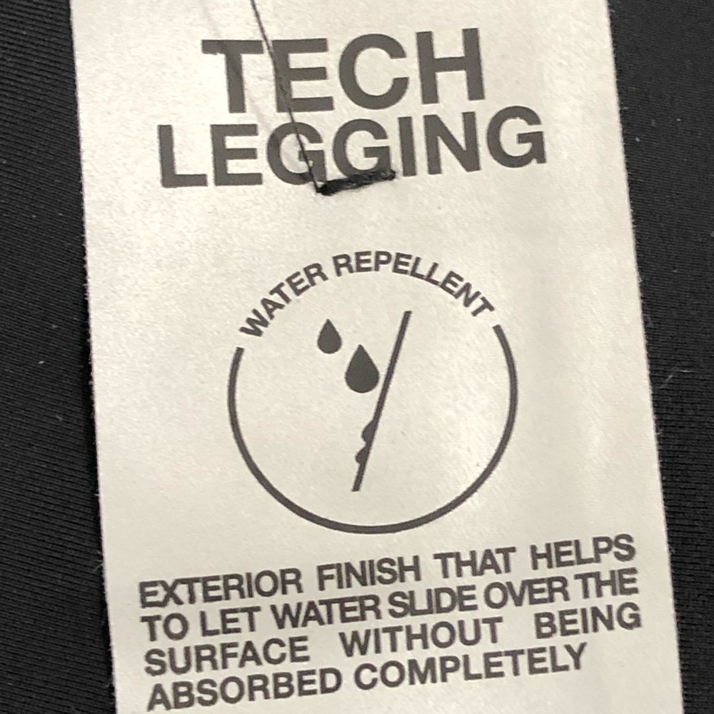 Zara Black Bi-stretch Extra Long Leggings - Picture 5 of 10